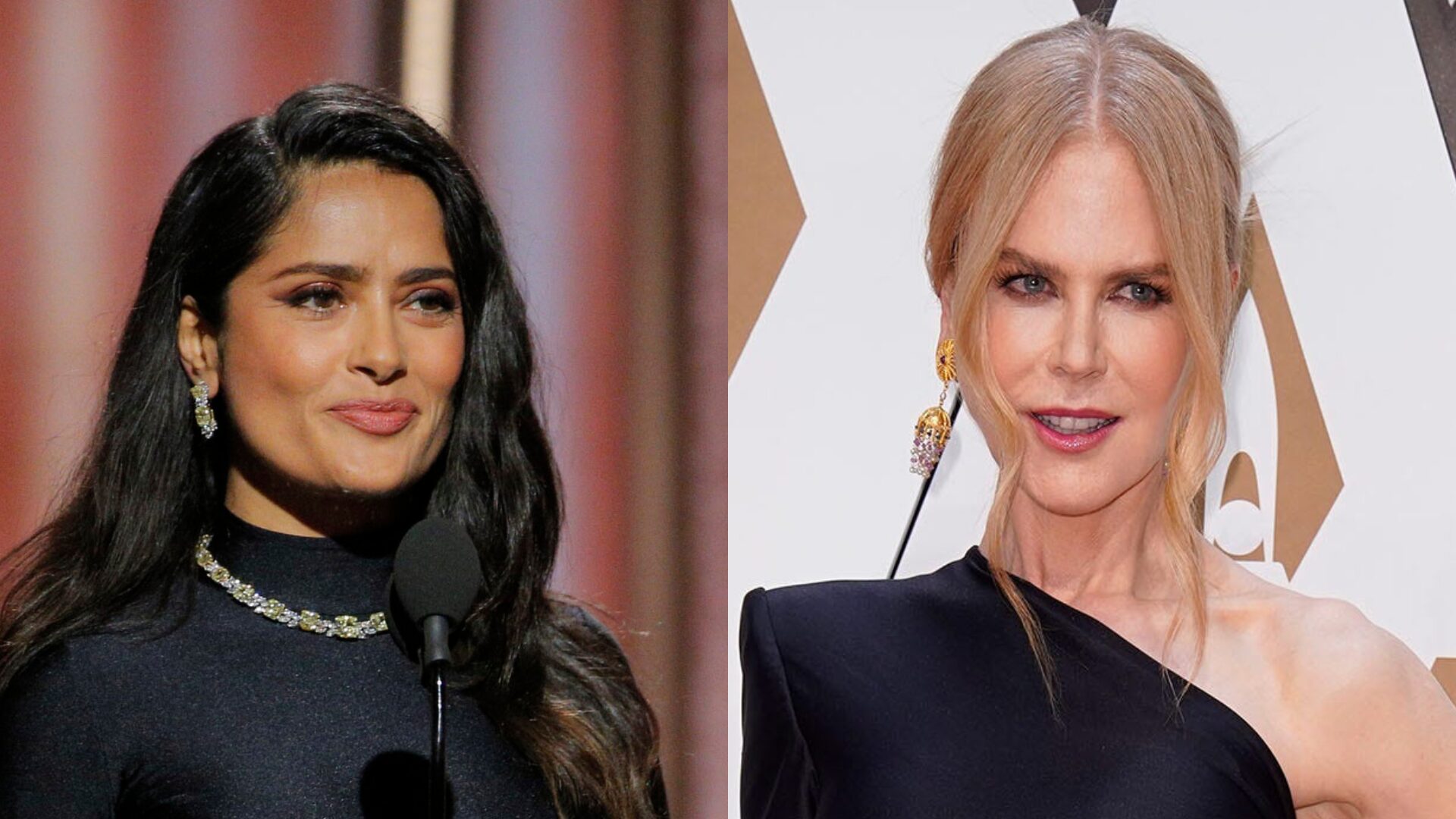 Physical Confrontation Between Salma Hayek and Nicole Kidman Stirs Online Frenzy [WATCH]