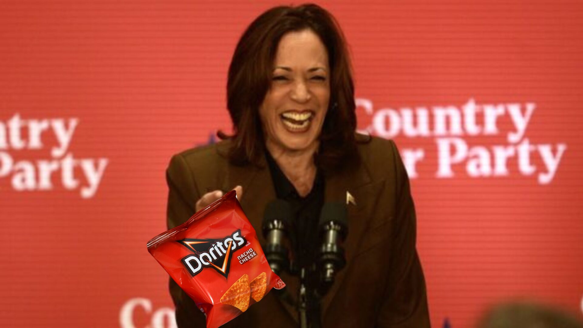 Kamala Harris Delivers Another Word Salad This Time With a Side of Doritos [WATCH]